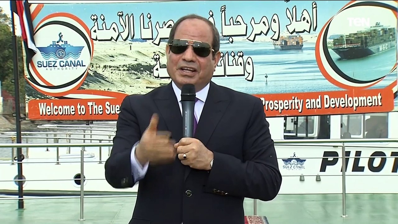 السيسي: محدش هيقدر ياخد نقطة مياه من مصر واللي عايز يجرب يجرب