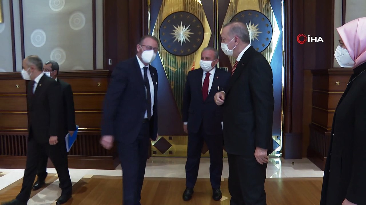 Cumhurbaşkanı Erdoğan, Avrupa Konseyi Parlamenter Meclisi Başkanı Daems’i kabul etti