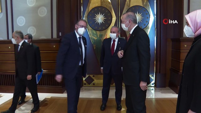 Cumhurbaşkanı Erdoğan, Avrupa Konseyi Parlamenter Meclisi Başkanı Daems’i kabul etti