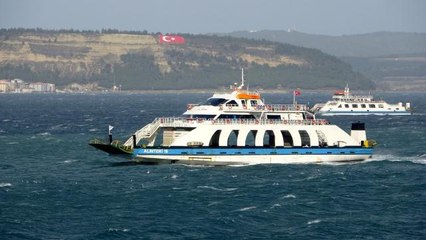 Bozcaada ve Gökçeada seferlerine fırtına engeli