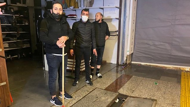 Pendik’te yangın alarmı devreye girdi, alt geçidi su bastı