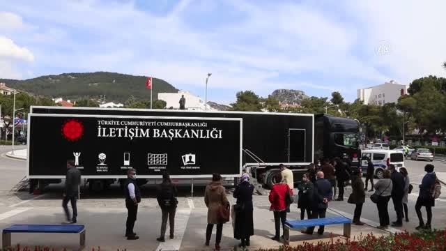 Cumhurbaşkanlığı İletişim Başkanlığı Dijital Tırı, 7. durağında ziyarete açıldı