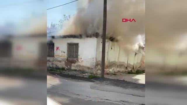Son dakika haber: MANİSA Tek katlı müstakil evde yangın
