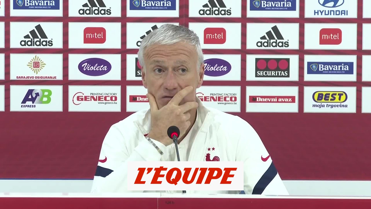 Deschamps : « Coman et Dembélé ne sont pas incompatibles » - Foot - Qualif. CM - Bleus