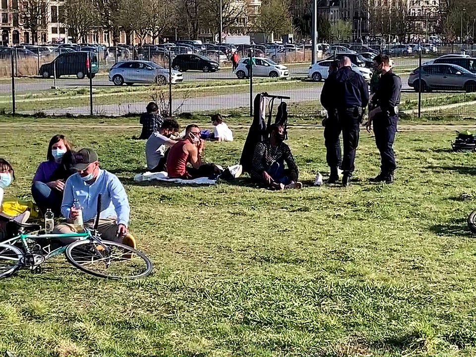 Fête improvisé à la Citadelle de Lille