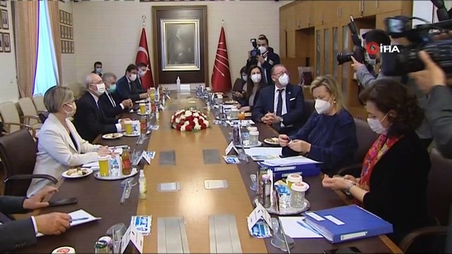 AKPM Başkanı Rik Daems CHP ve İYİ Parti’yi ziyaret etti