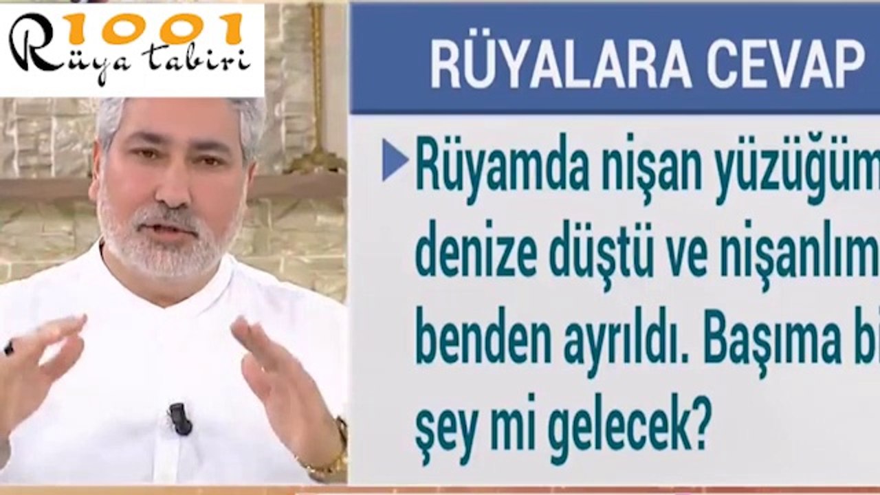 Rüyada Nişan Yüzüğü Görmek: Yüzük, Deniz görmek, Nişanlımı Görmek