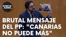 Brutal mensaje lanzado por un senador del PP contra el Gobierno: “Canarias no puede más”
