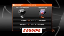 Le résumé de Zenit Saint-Pétersbourg - CSKA Moscou - Basket - Euroligue (H)