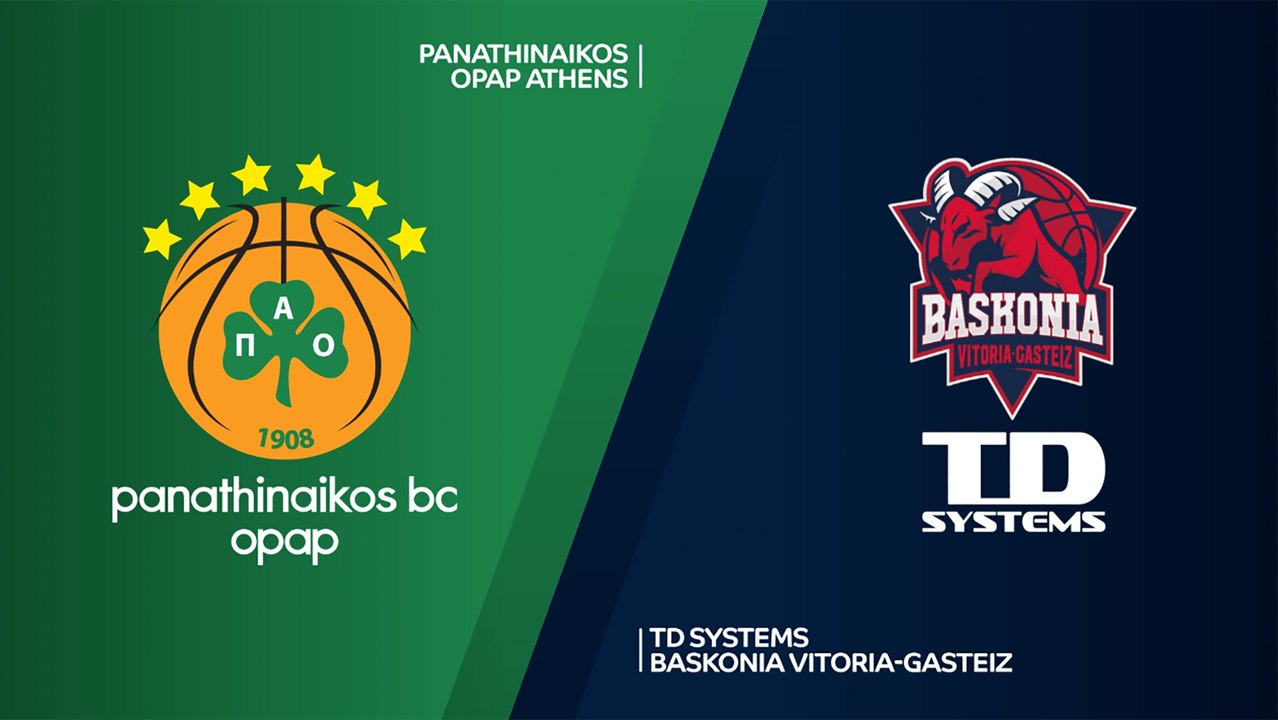 Panathinaikos OPAP Athens - TD Systems Baskonia Vitoria-Gasteiz Highlights | Turkish Airlines EuroLeague, RS Round 32