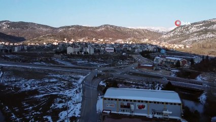 Eriyen kar suları Beyşehir Gölü’nü besliyor