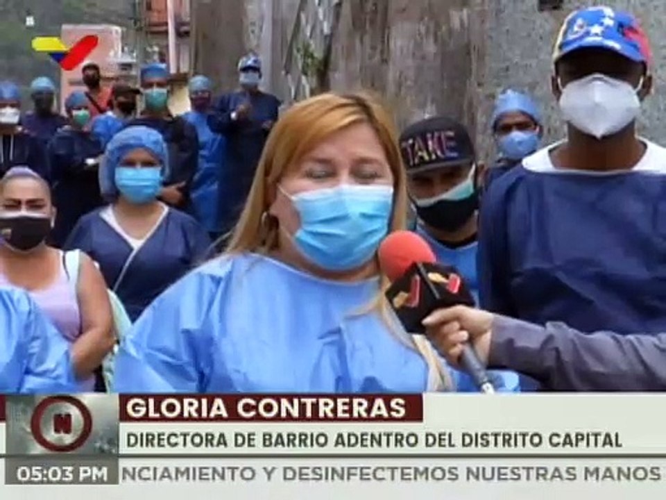 Misión Barrio Adentro realiza despliegue casa a casa para la prevención de la COVID-19