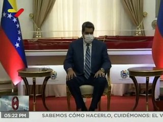 Jefe de Estado recibe al Viceprimer Ministro de la Federación de Rusia en el Palacio de Miraflores
