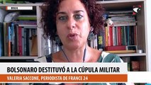 Bolsonaro destituyó a la cúpula de las Fuerzas Armadas de Brasil