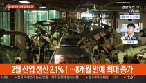 산업생산 8개월 만에 최대폭 증가…소비는 감소 반전