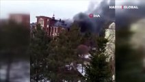 Rusya'da çete lideri, 9 saat polise direnip evini ateşe verdi