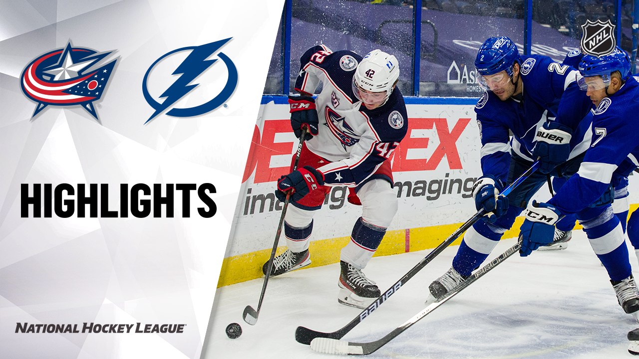 Blue Jackets Lightning 3/30/21 NHL Highllights video Dailymotion