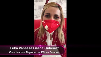 Ivonne Pantoja Abascal Coordinadora Territorial se reúne con un grupo de mujeres PRIISTAS en Zamora