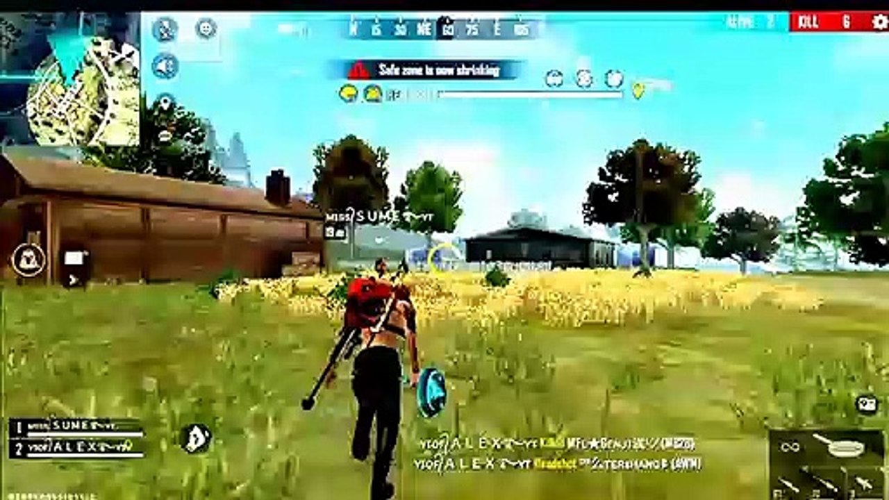 Free Fire Sniper Gameplay Like B2K, Total Gaming || Garena Free Fire Status Video