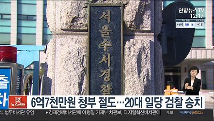 6억7천만원 청부 절도…20대 일당 검찰 송치