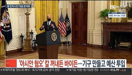 '아시안 혐오' 칼 꺼내든 바이든…기구 만들고 예산투입