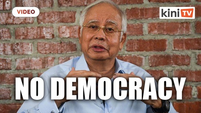 Najib: Democracy doesn't not exist in Malaysia now