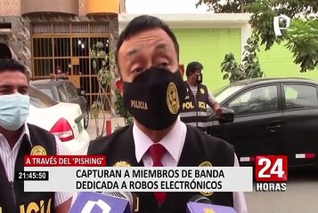 Puente Piedra: detienen a miembros de banda dedicada a robos electrónicos