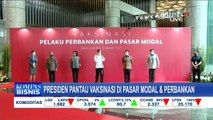 Sri Mulyani Dampingi Jokowi Tinjau Vaksinasi Covid-19 untuk Pelaku Perbankan & Pasar Modal