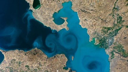 Astronotlar yarıştı, Van Gölü'nün uzaydan çekilen fotoğrafı 3 turda 28 rakibini geride bıraktı