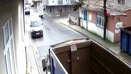 İstanbul'da kahreden ölüm! Minik Hızır'ın son anları kamerada