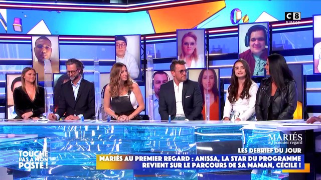 Anissa et Cécile de Mariés au premier regard dans Touche pas à mon poste sur C8