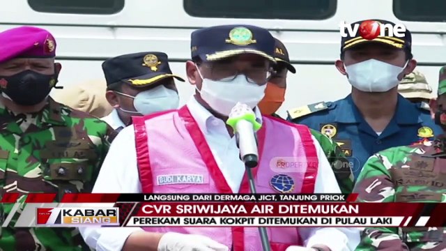 CVR Sriwijaya Air SJ 182 Akhirnya Ditemukan