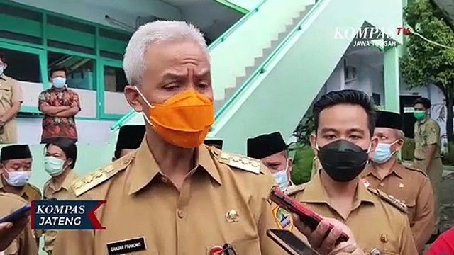 Ganjar dan Gibran Pantau Simulasi Pembelajaran Tatap Muka