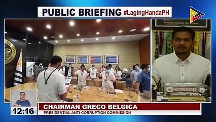 #LagingHanda | Project Tokhang Laban sa Korapsyon, ilulunsad ng Presidential Anti-Corruption Commission