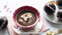 Hot Chocolate Bombs (Boules Choco Pour Chocolat Chaud) - Recettes Faciles Odelices