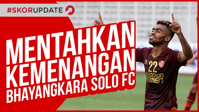 YAKOB SAYURI BUYARKAN KEMENANGAN BHAYANGKARA SOLO FC