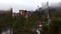 Son dakika haberi: Rusya'da gözaltına alınmak istenen şahıs evini ateşe verdi