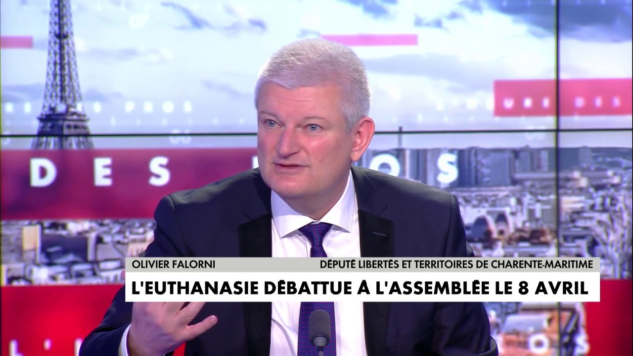 Olivier Falorni : «Je suis pour les soins palliatifs mais il y a des soins palliatifs qui n’arrivent pas à atténuer un certain nombre de souffrances»