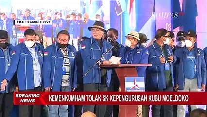 Download Video: Kemenkumham Tolak KLB Kubu Moeldoko, AHY Tetap Pimpin Demokrat