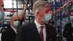 Le Roi Philippe visite le site de production du vaccin Pfizer-BioNTech à Puurs