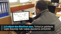 2,8 milyon doz BionTech aşısı, Türkiye’ye getirildi