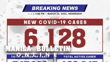 DOH reports 6,128 new cases, bringing the national total to 747,288, as of March 31, 2021.