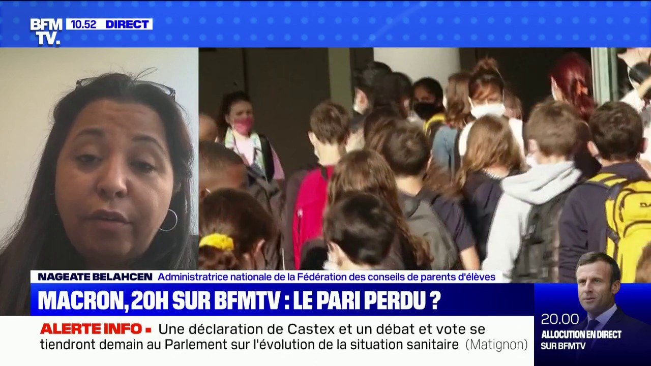 Nageate Belahcem (FCPE): "On va nous annoncer encore une fois que les établissements scolaires vont fermer, sans nous donner de solution"