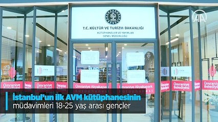 İstanbul'un ilk AVM kütüphanesi