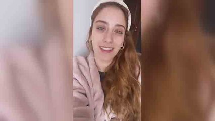 Coronoya yakalanan Hazal Kaya'dan açıklama