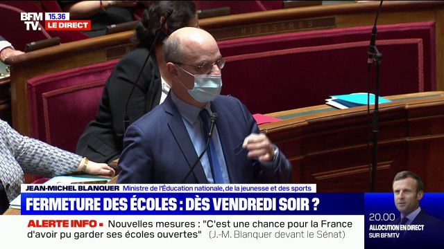 Jean-Michel Blanquer: C'est une chance pour la France d'avoir pu garder ses écoles ouvertes