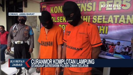2 Pelaku Curanmor Di Cimahi Ditangkap Polisi