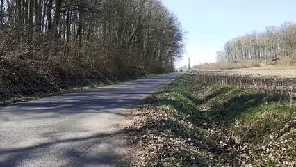 Arrivée du convoi de Monique Olivier (ex-compagne de Fourniret) sur le secteur des fouilles