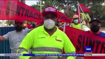 Suntracs protesta contra la reformas laborales - Nex Noticias