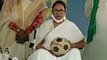 Khela Hobe: Watch Mamata Banerjee tosses football into the crowd during her rally